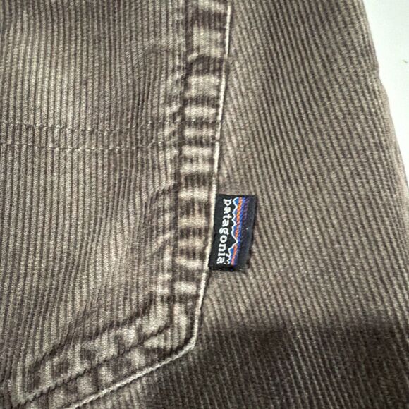 Rugged Patagonia Men's Organic Cotton Corduroy Jeans Straight Leg Brown 36x30 - Picture 8 of 8